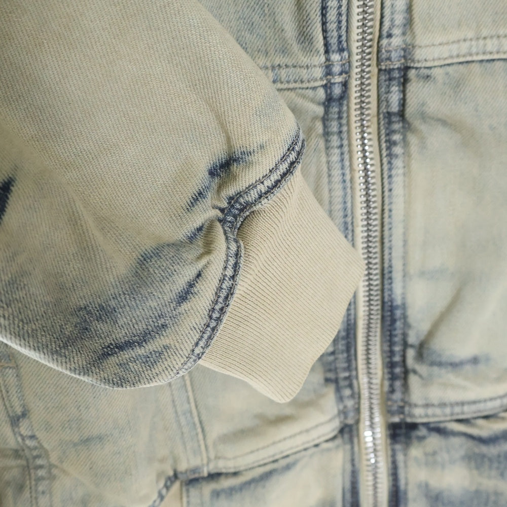 DRKSHDW(ダークシャドウ) DENIM JUMBO FLIGHT JACKET デニムジャンボフライトジャケット インディゴ DU01D1777-DKY