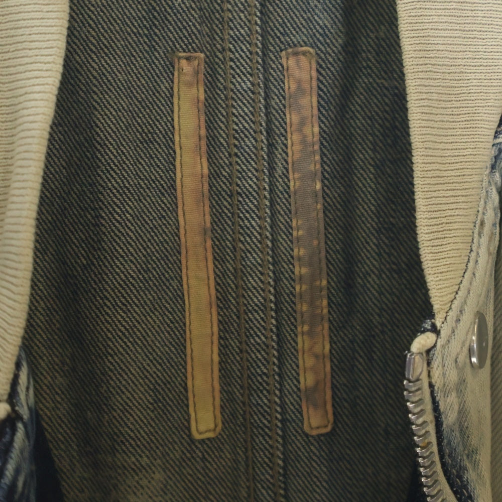 DRKSHDW(ダークシャドウ) DENIM JUMBO FLIGHT JACKET デニムジャンボフライトジャケット インディゴ DU01D1777-DKY