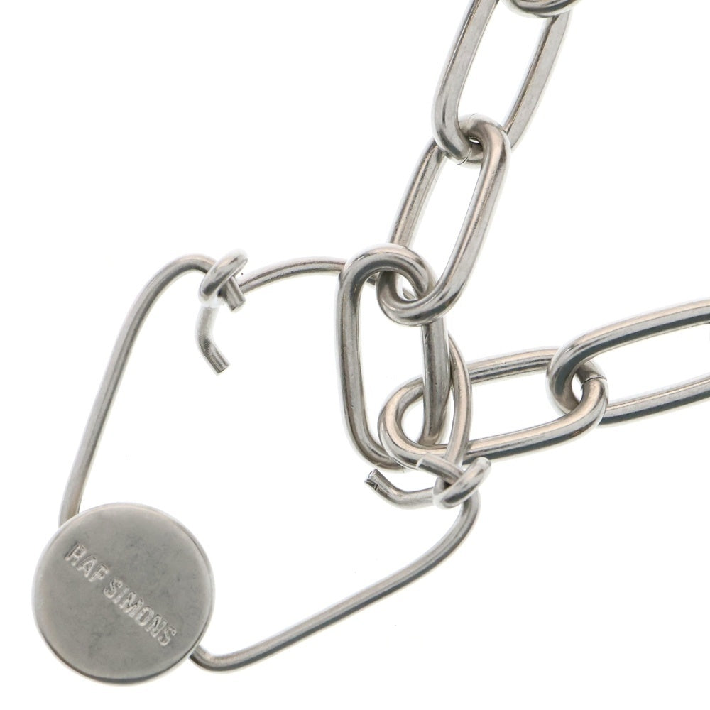 RAF SIMONS(ラフシモンズ) Necklace with Flat Shackles and Bottle Cap チェーンネックレス シルバー