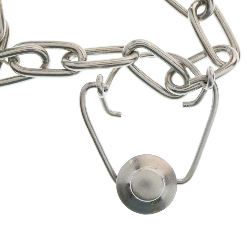 RAF SIMONS(ラフシモンズ) Necklace with Flat Shackles and Bottle Cap チェーンネックレス シルバー