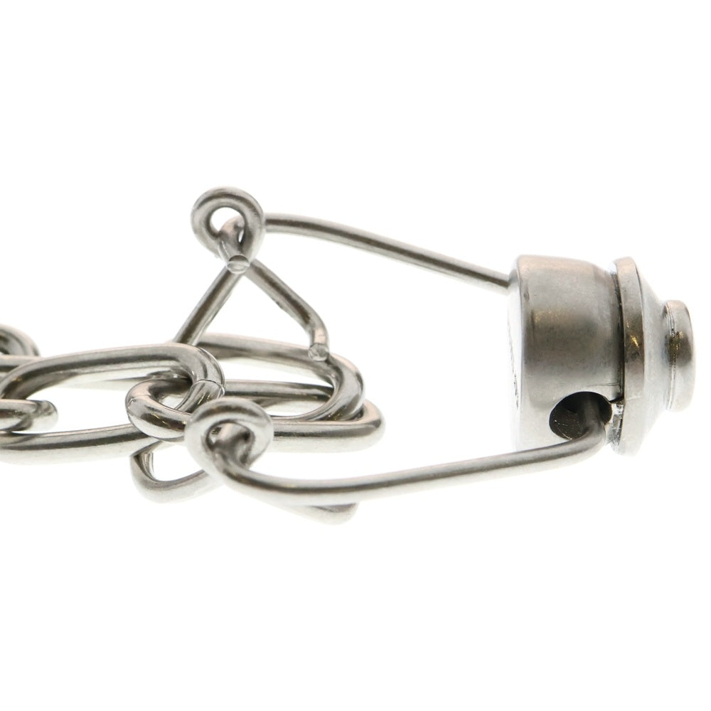 RAF SIMONS(ラフシモンズ) Necklace with Flat Shackles and Bottle Cap チェーンネックレス シルバー