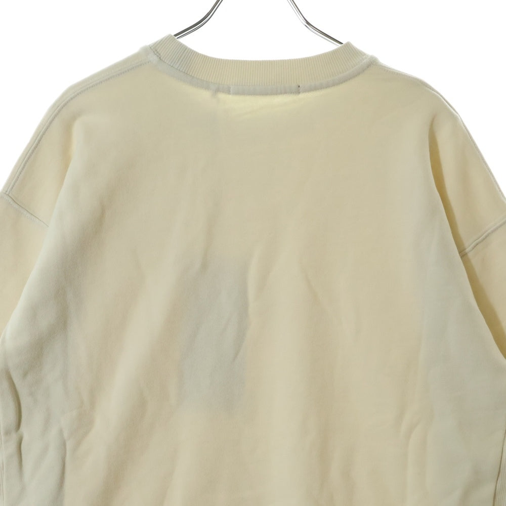 STAMPD(スタンプド) Stacked Logo Crewneck Sweatshirt フロントロゴ クルーネックスウェット トレーナー アイボリー