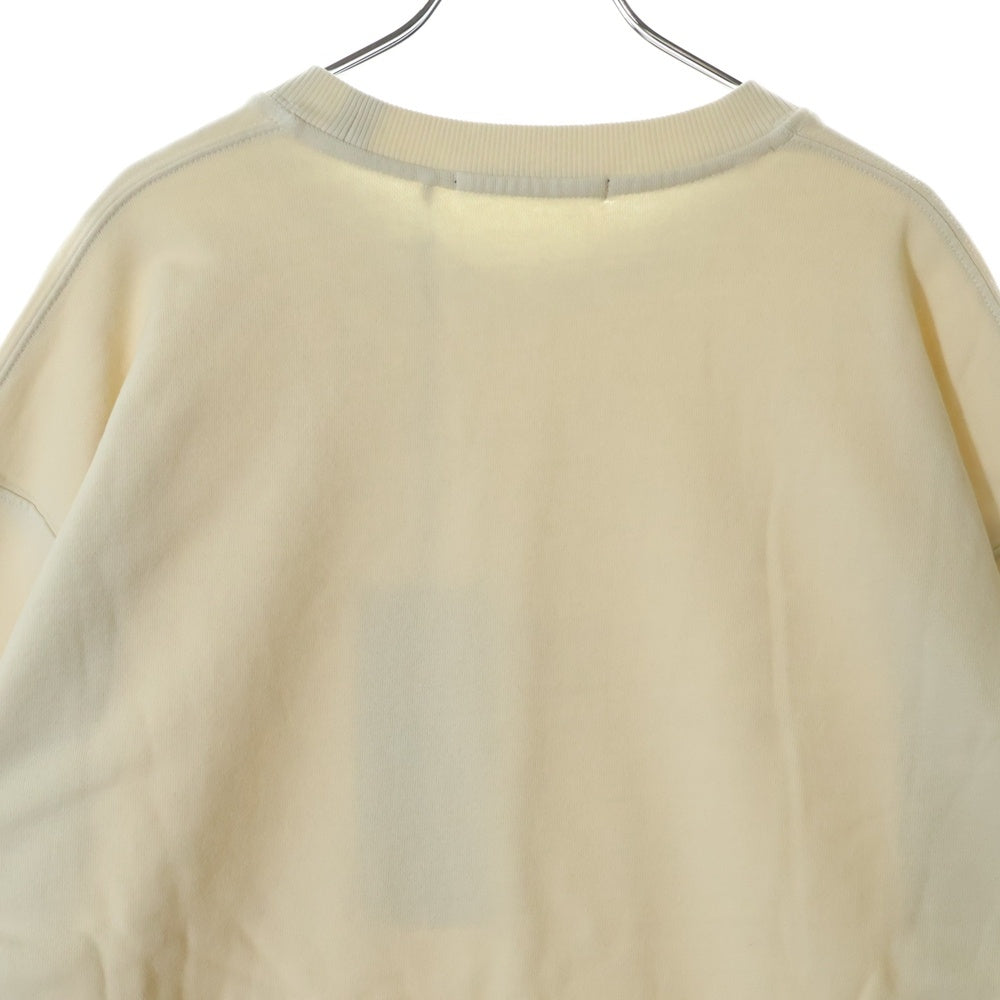 STAMPD(スタンプド) Stacked Logo Crewneck Sweatshirt フロントロゴ クルーネックスウェット トレーナー アイボリー