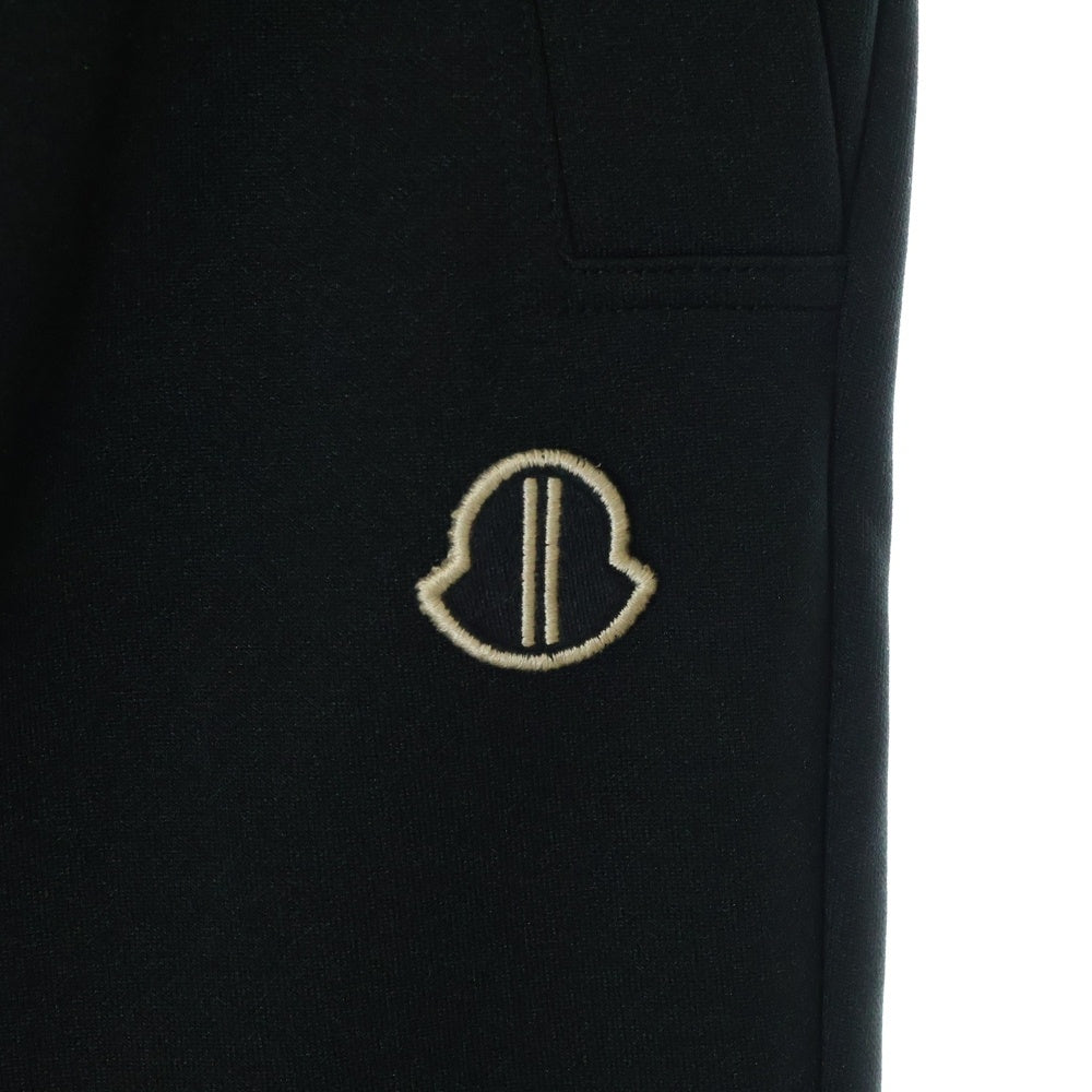 MONCLER(モンクレール) 20AW ×Rick Owens ロゴワッペン ドローコード スウェットパンツ ブラック F209N8H70200