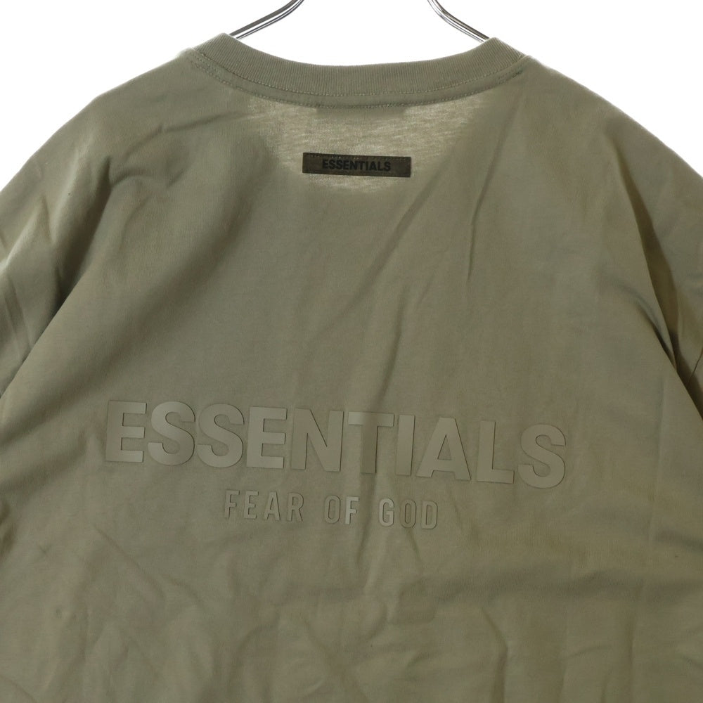 FEAR OF GOD ESSENTIALS(フィアオブゴッド エッセンシャルズ) S/S T-SHIRT バックラバーロゴ 半袖Tシャツ カーキ