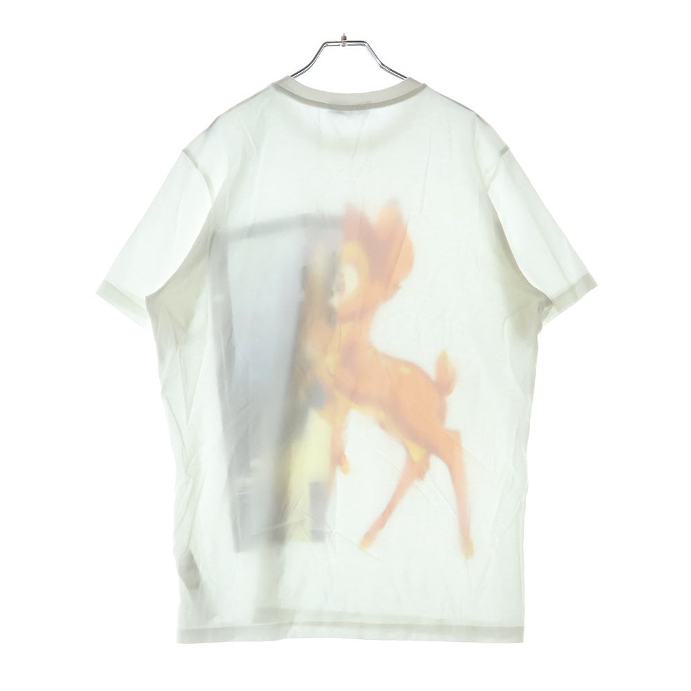 GIVENCHY(ジバンシィ) 19SS ×DISNEY Bambi Oversize Print T-Shirt ディズニー バンビ プリント半袖Tシャツ ホワイト BW700D304U
