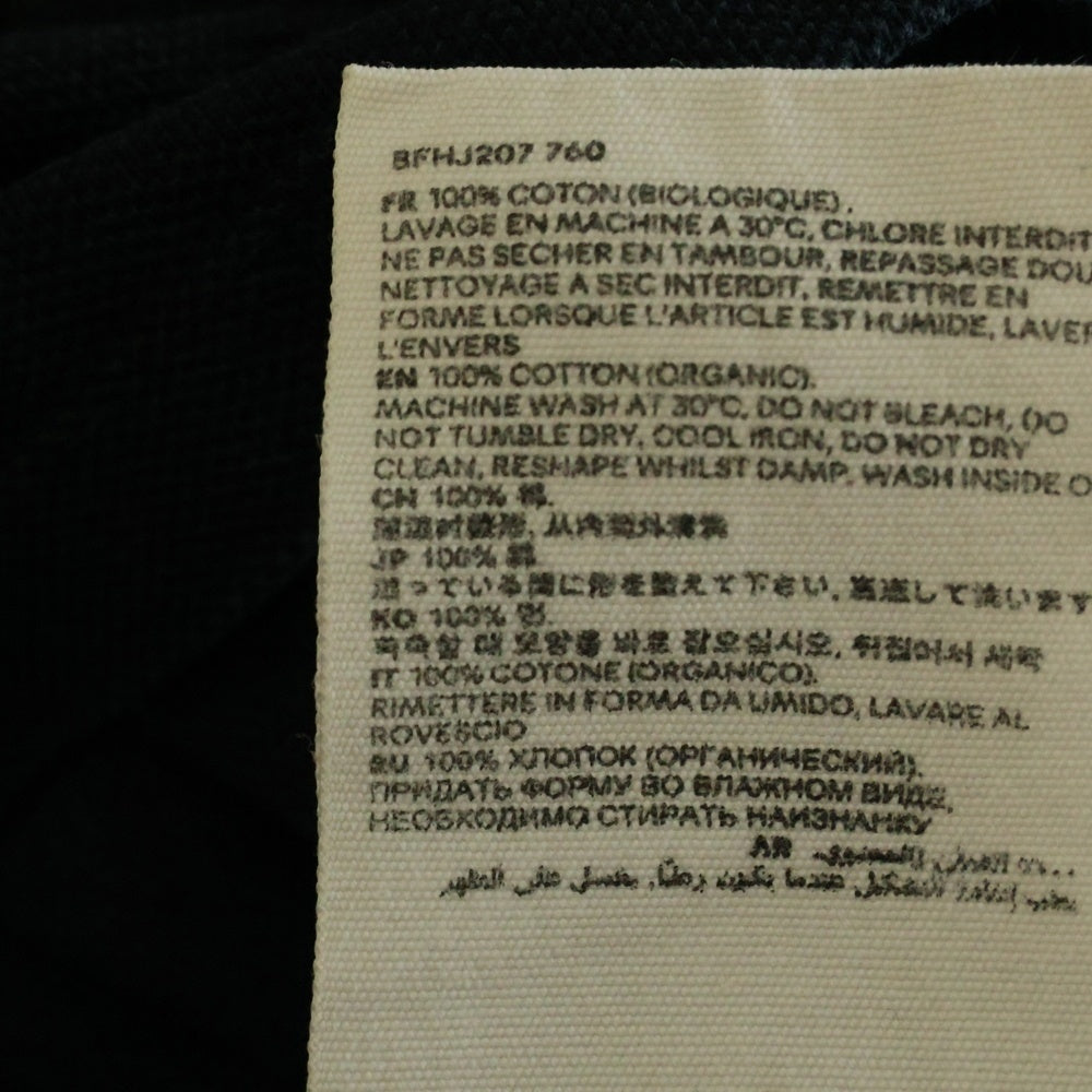AMI Alexandre Mattiussi(アミアレクサンドルマテュッシ) Polo Shirt ロゴ刺繍 半袖ポロシャツ ブラック BFHJ207 760