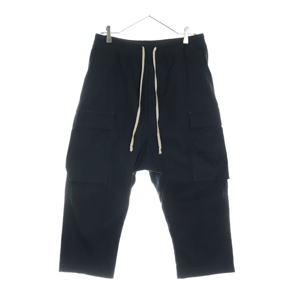 Rick Owens(リックオウエンス) 17SS Cargo Pants クロップドサルエルカーゴパンツ ブラック RU17S9385-TE