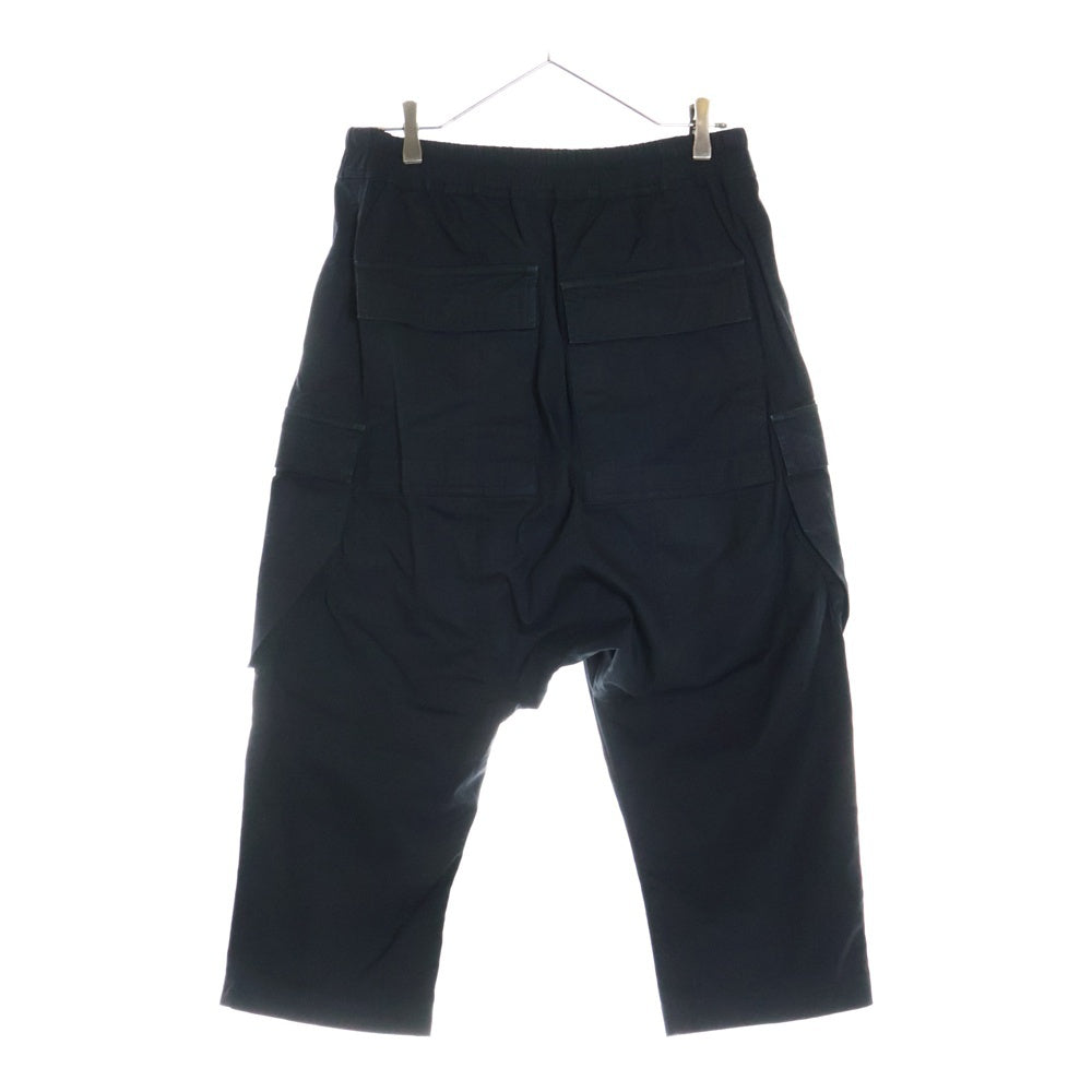 Rick Owens(リックオウエンス) 17SS Cargo Pants クロップドサルエルカーゴパンツ ブラック RU17S9385-TE