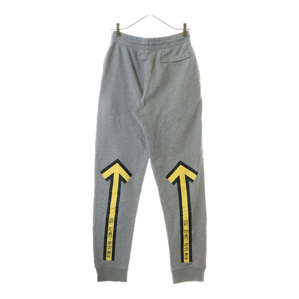 OFF-WHITE(オフホワイト) 18AW Sweatpants スウェットパンツ グレー OMCH008E18192025