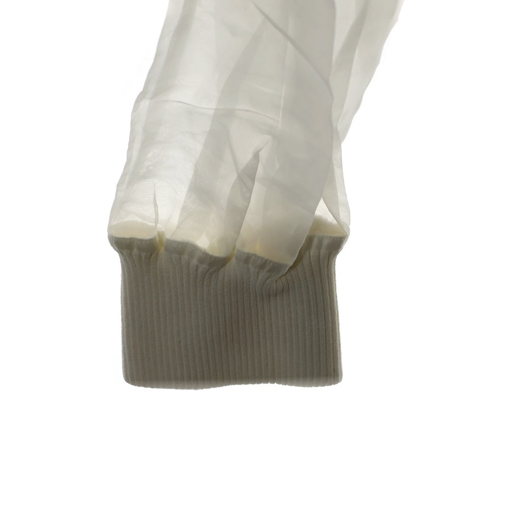 OFF-WHITE(オフホワイト) 19SS Hoodie シワ加工 シースループルオーバーパーカー フーディー ホワイト OWBB031S19759085