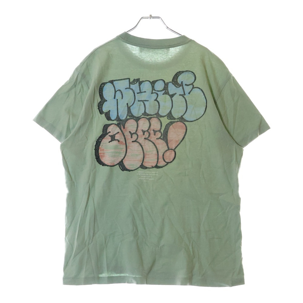 OFF-WHITE(オフホワイト) 21SS Graff S/S Over Tee 半袖Tシャツ グリーン OMAA038R21JER007