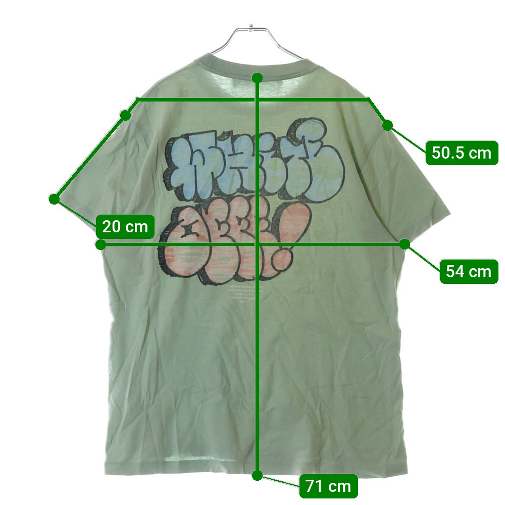 OFF-WHITE(オフホワイト) 21SS Graff S/S Over Tee 半袖Tシャツ グリーン OMAA038R21JER007