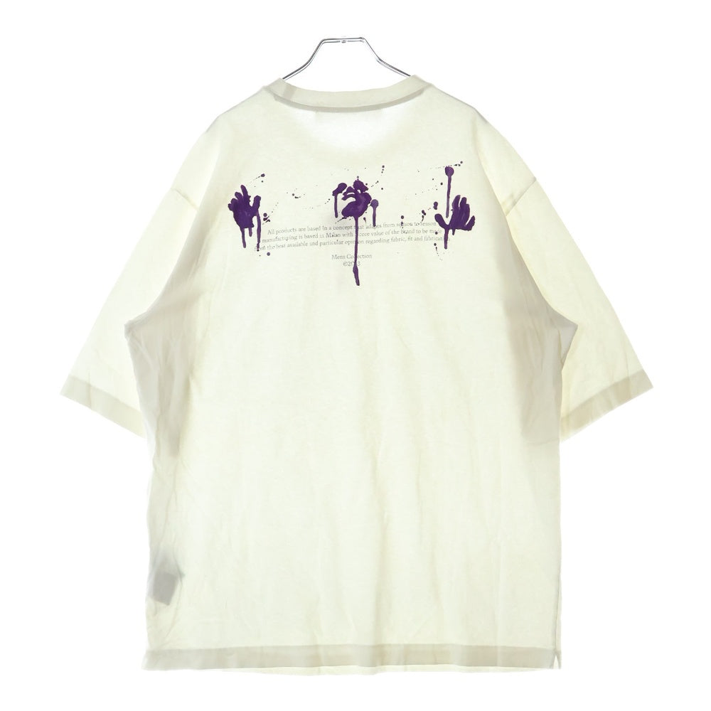 OFF-WHITE(オフホワイト) 21AW Printed Crewneck T-Shirt 半袖Tシャツ ホワイト OMAA119F21JER020