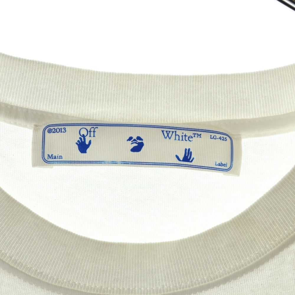 OFF-WHITE(オフホワイト) 21AW Printed Crewneck T-Shirt 半袖Tシャツ ホワイト OMAA119F21JER020