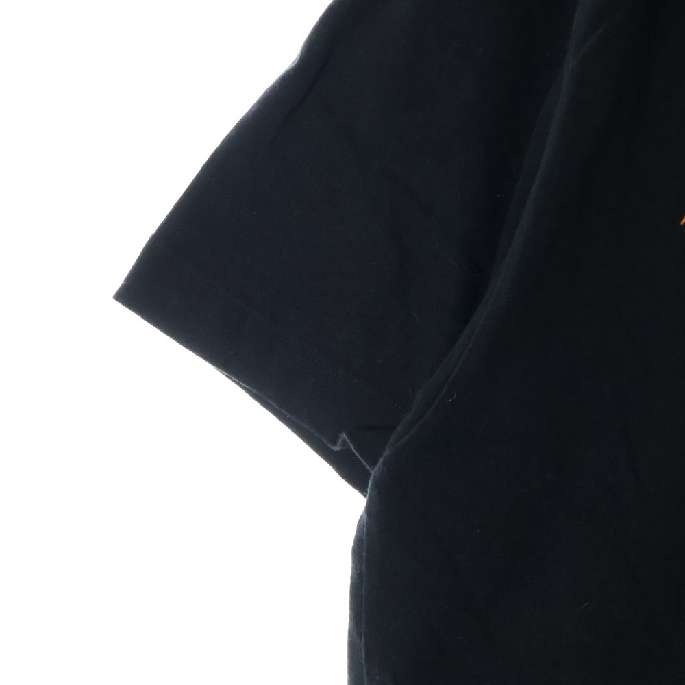OFF-WHITE(オフホワイト) 20SS Embroidered Logo T-Shirt ロゴ刺繍半袖Tシャツ ブラック OMAA027R20185009