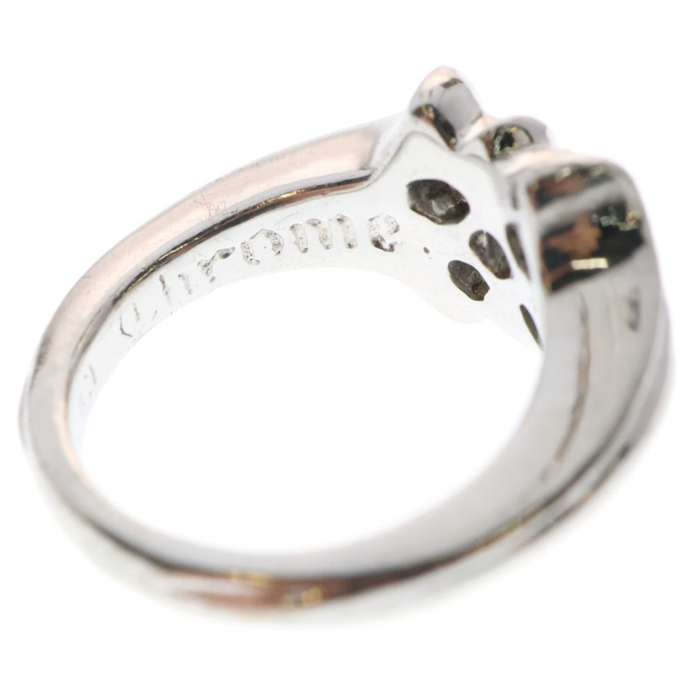 CHROME HEARTS(クロムハーツ) 18KWG SKT PAVE DIA 5ポイント パヴェダイヤ ホワイトゴールド リング