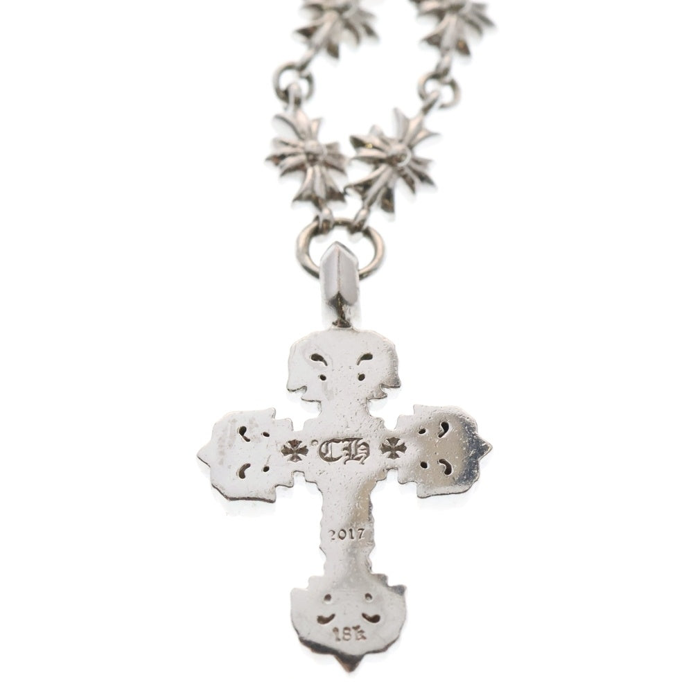 CHROME HEARTS(クロムハーツ) 18KWG TNY E20 DIA FILIGREE TINY P/DIA タイニー フィリグリークロス パヴェダイヤ ホワイトゴールド ネックレス