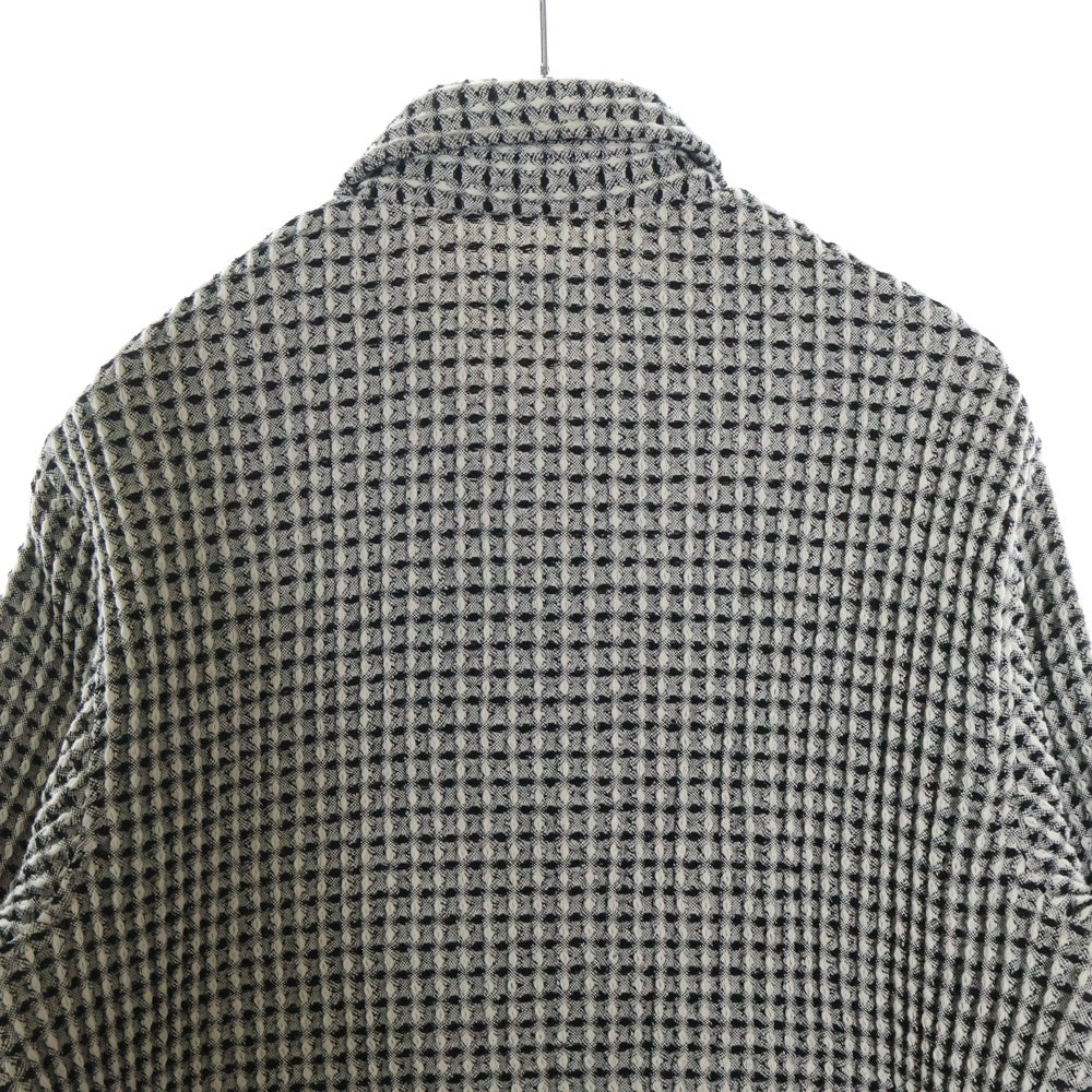 KITH(キス) 25SS Geometric Diamond Short Sleeve Boxy Collared Overshirt 半袖シャツ グレー