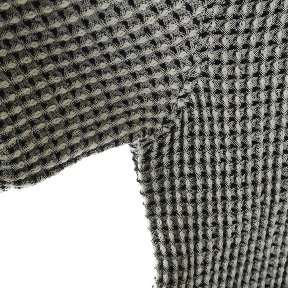 KITH(キス) 25SS Geometric Diamond Short Sleeve Boxy Collared Overshirt 半袖シャツ グレー