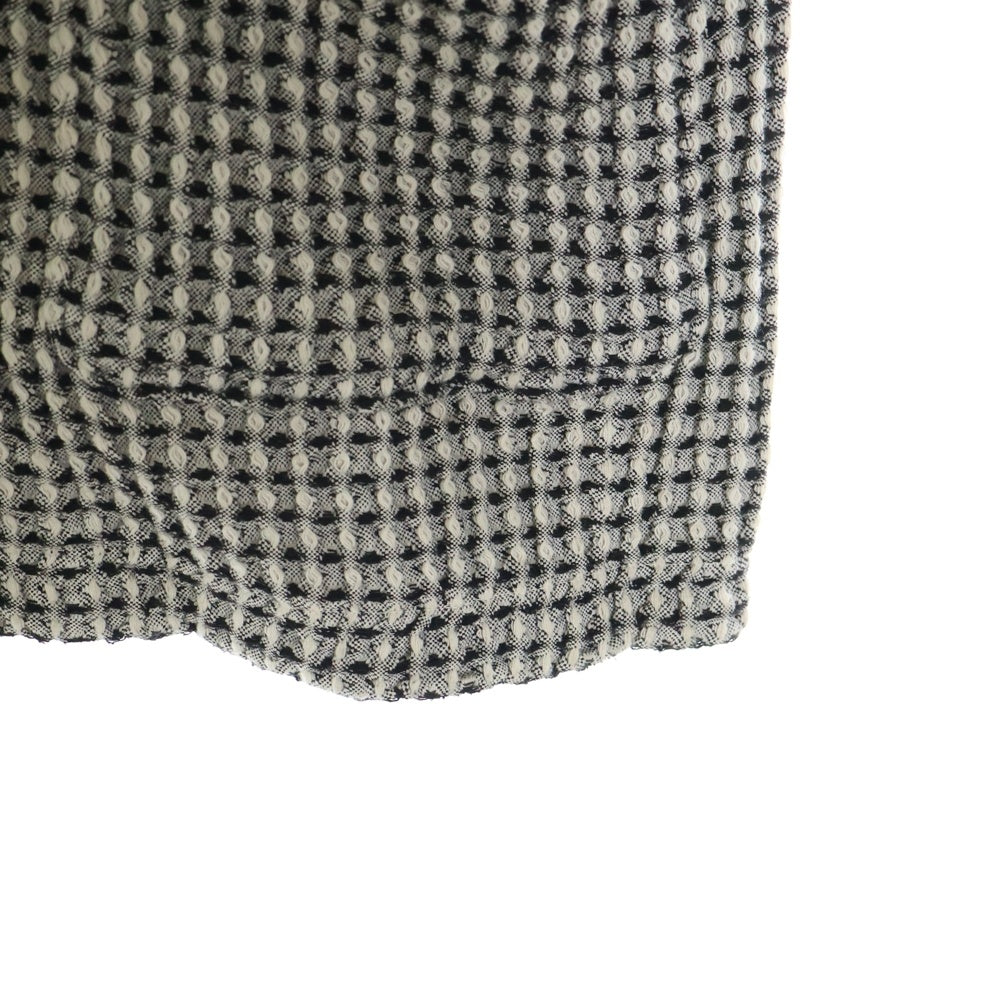 KITH(キス) 25SS Geometric Diamond Short Sleeve Boxy Collared Overshirt 半袖シャツ グレー