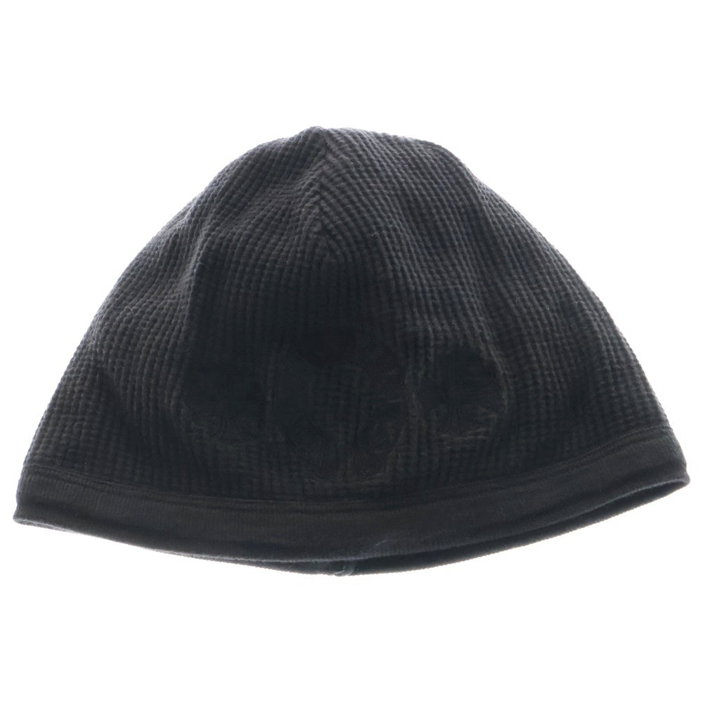 CHROME HEARTS(クロムハーツ) THERMAL BEANIE CH ホースシュー刺繍 サーマルニットビーニー ニット帽 帽子 ブラック