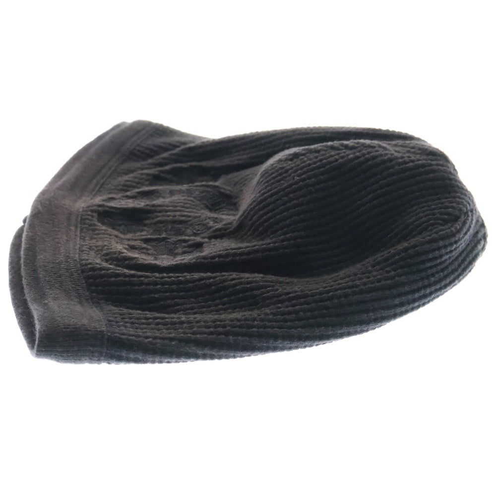 CHROME HEARTS(クロムハーツ) THERMAL BEANIE CH ホースシュー刺繍 サーマルニットビーニー ニット帽 帽子 ブラック