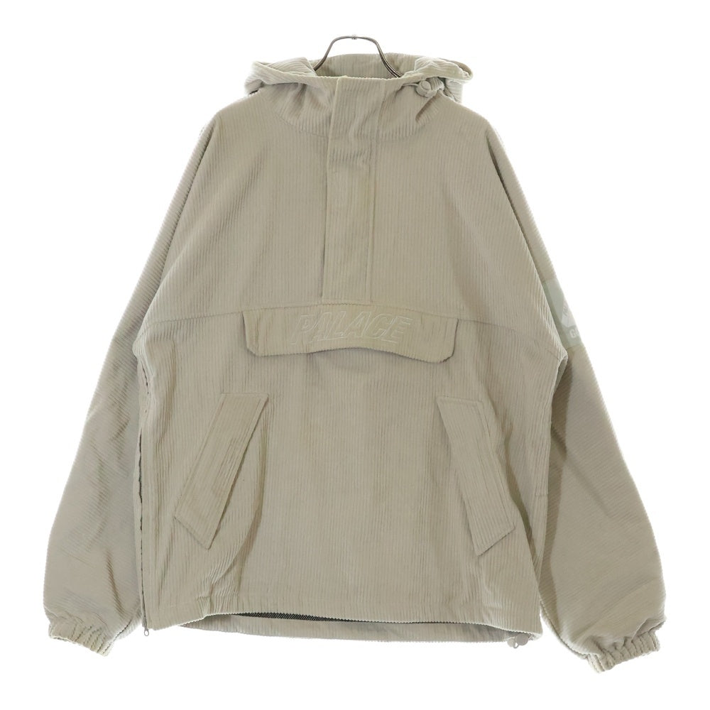 Palace Skateboards(パレススケートボーズ) GORE-TEX CORDUROY JACKET ゴアテックス コーデュロイジャケット プルオーバーパーカー アイボリー