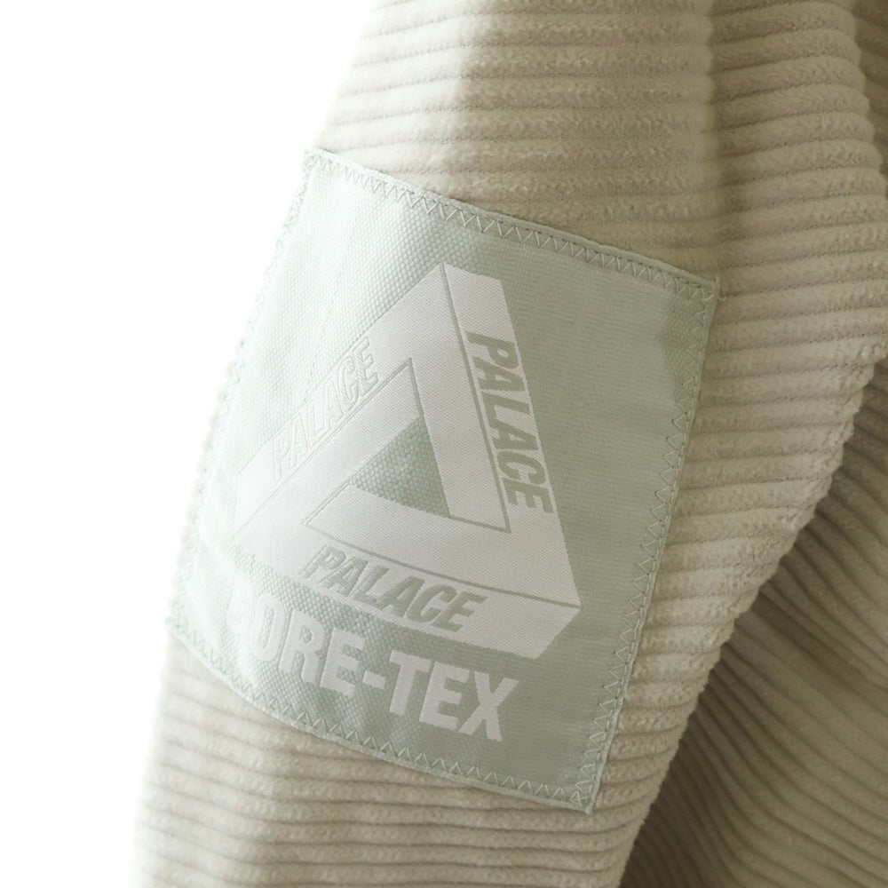 Palace Skateboards(パレススケートボーズ) GORE-TEX CORDUROY JACKET ゴアテックス コーデュロイジャケット プルオーバーパーカー アイボリー
