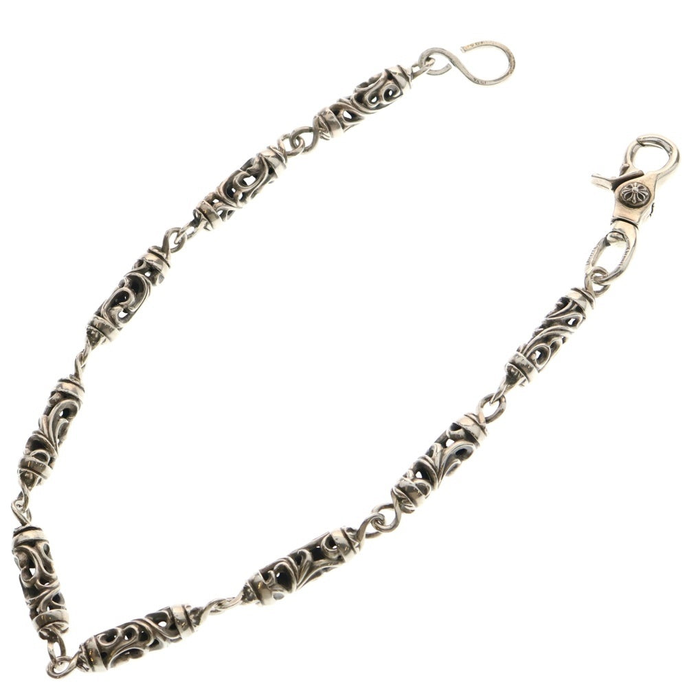 CHROME HEARTS(クロムハーツ) ROLLER LONG-S 1クリップ 9LINKロングローラーウォレットチェーン シルバー