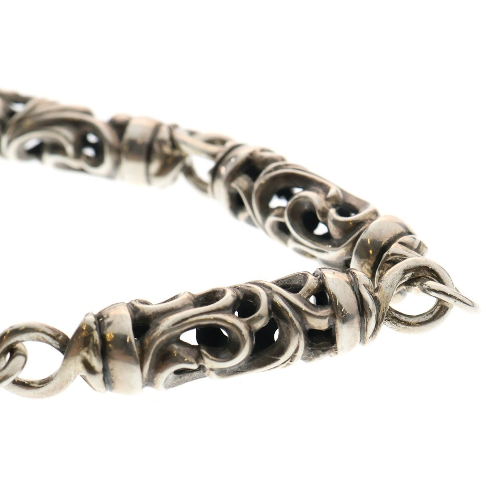 CHROME HEARTS(クロムハーツ) ROLLER LONG-S 1クリップ 9LINKロングローラーウォレットチェーン シルバー