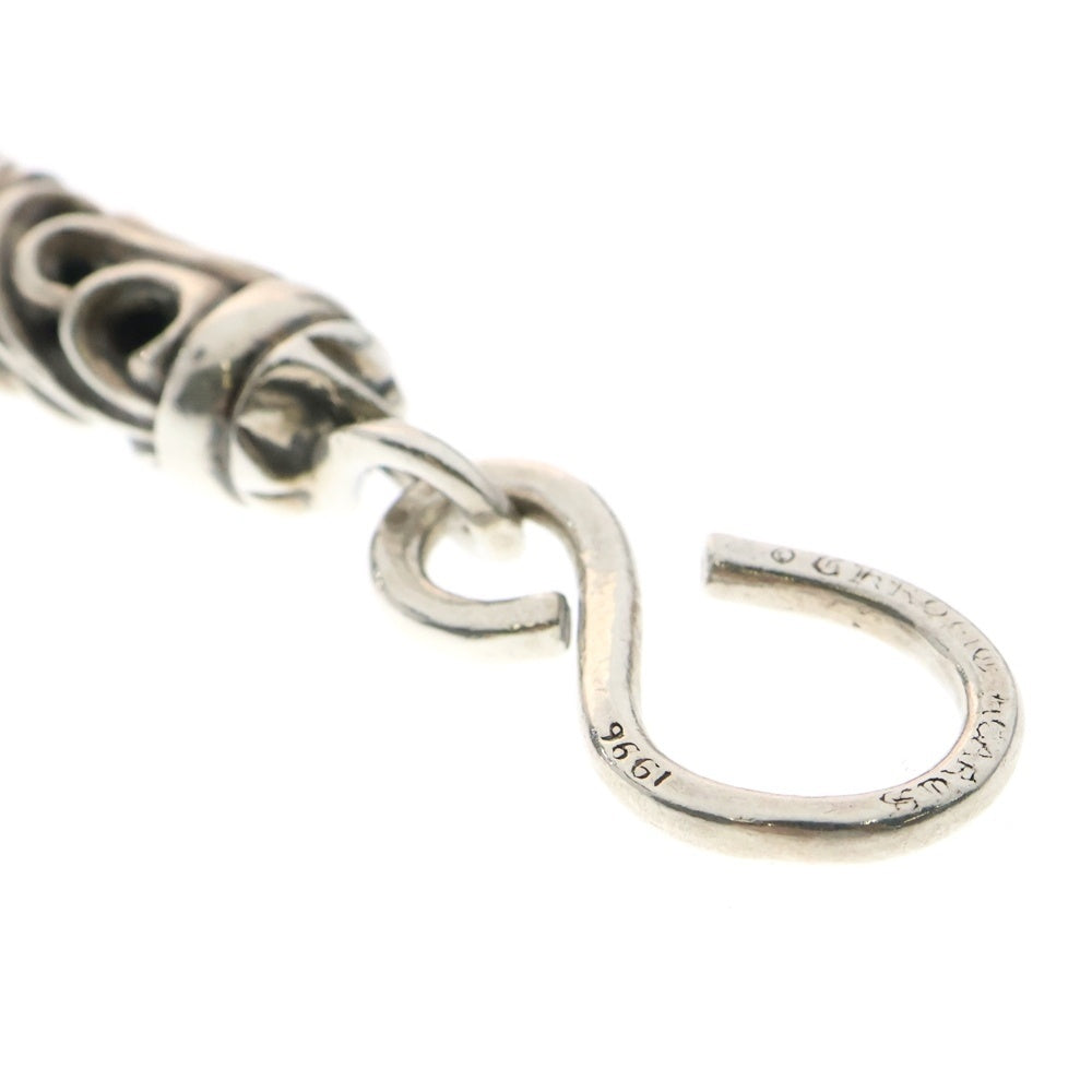 CHROME HEARTS(クロムハーツ) ROLLER LONG-S 1クリップ 9LINKロングローラーウォレットチェーン シルバー