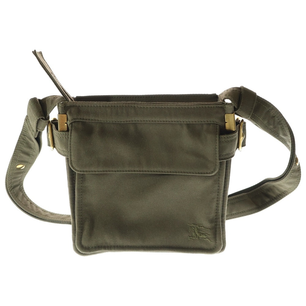 BURBERRY(バーバリー) Mini Trench Tote shoulder bag 8092089 ロゴ付き ショルダーバッグ カーキ