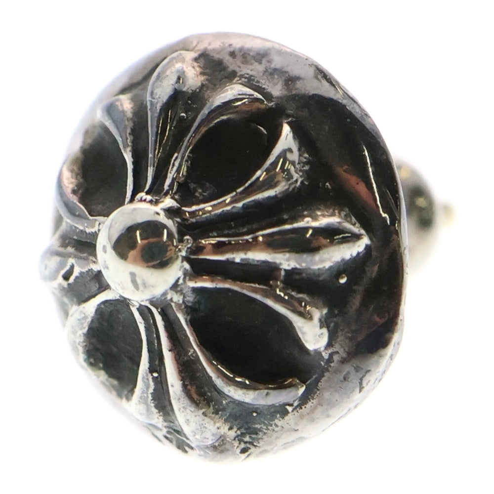 CHROME HEARTS(クロムハーツ) STUD CRSBLL クロスボールスタッドピアス シルバー BCA110