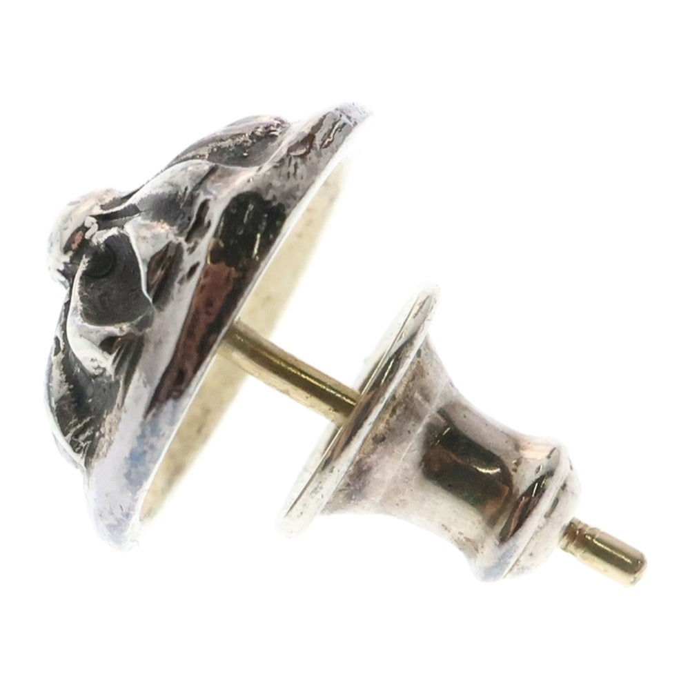 CHROME HEARTS(クロムハーツ) STUD CRSBLL クロスボールスタッドピアス シルバー BCA110