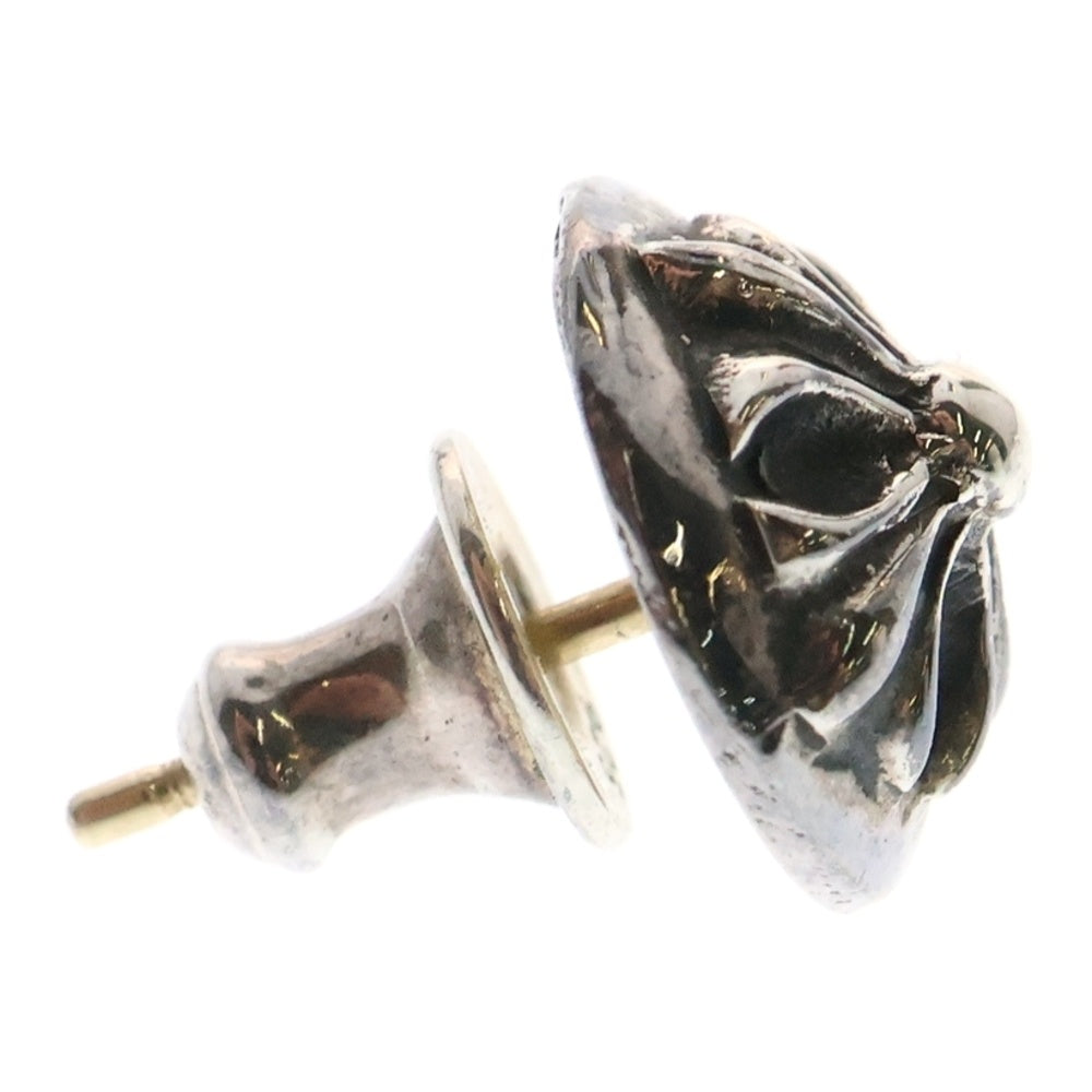 CHROME HEARTS(クロムハーツ) STUD CRSBLL クロスボールスタッドピアス シルバー BCA110