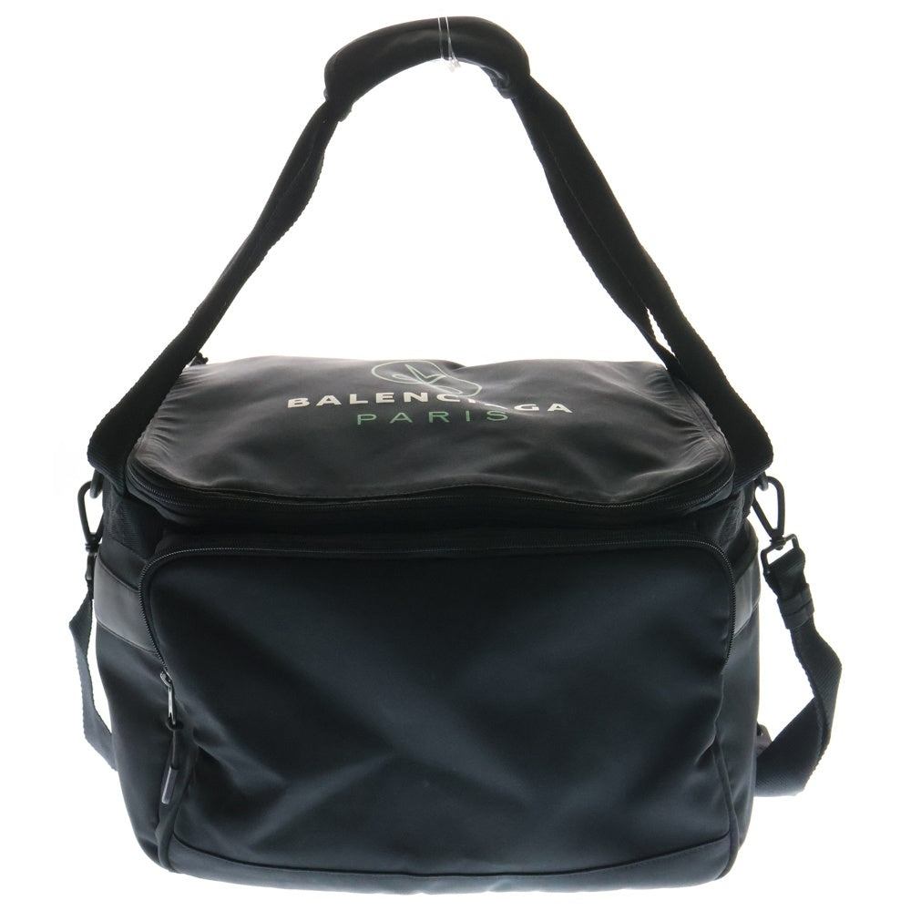 BALENCIAGA(バレンシアガ) ロゴプリント 2WAYショルダーバッグ ハンドバッグ ブラック 668177