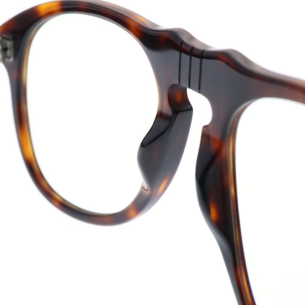 Persol(ペルソール) ティアドロップ フレーム アイウェア 眼鏡 ブラウン 649 24/BL