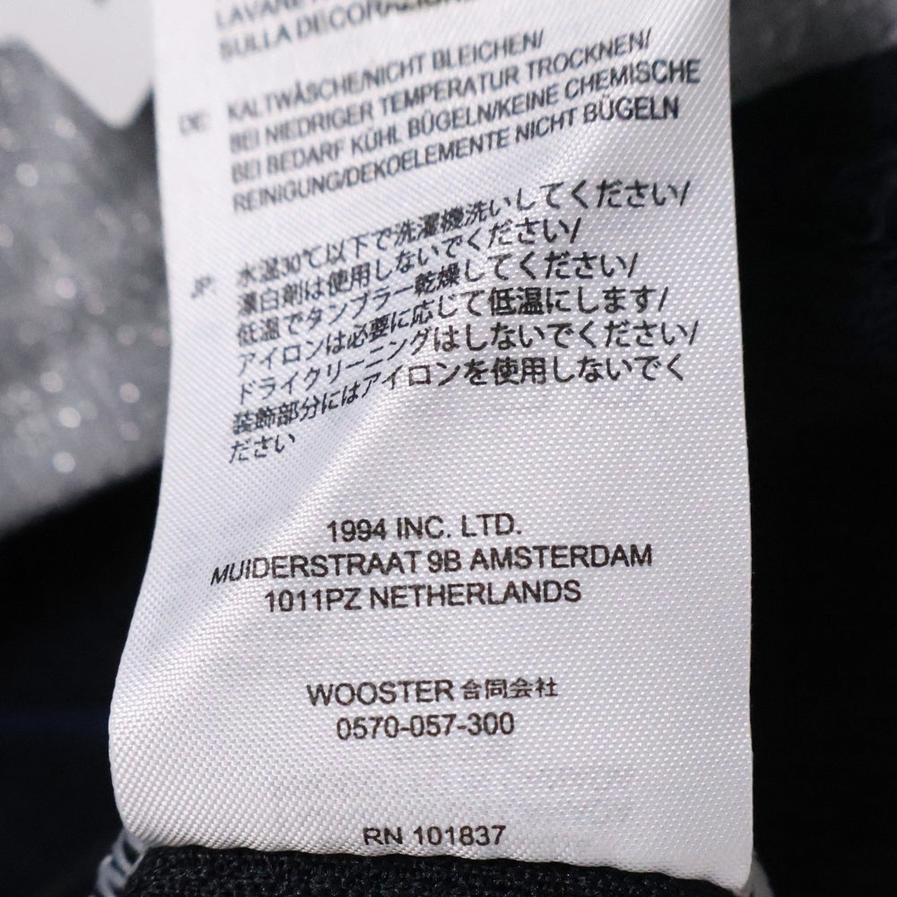 SUPREME(シュプリーム) 22AW ×CCM All Stars Hockey Jersey ホッケージャージ ワッペン付き長袖Tシャツ ロンT カットソー ブラック