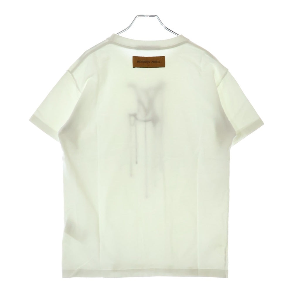 LOUIS VUITTON(ルイヴィトン) 20SS LVペンダント エンブロイダリー 半袖Tシャツ カットソー ホワイト RM201M JYH HIY12W