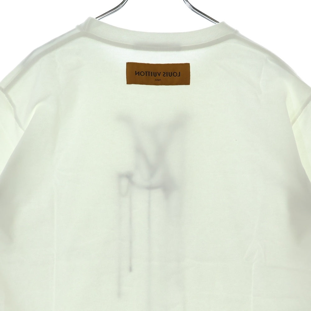 LOUIS VUITTON(ルイヴィトン) 20SS LVペンダント エンブロイダリー 半袖Tシャツ カットソー ホワイト RM201M JYH HIY12W