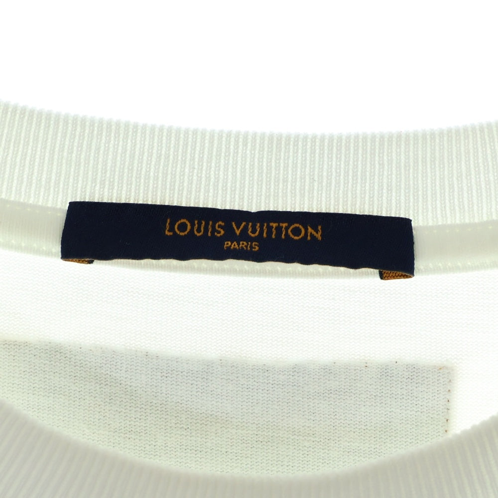 LOUIS VUITTON(ルイヴィトン) 20SS LVペンダント エンブロイダリー 半袖Tシャツ カットソー ホワイト RM201M JYH HIY12W