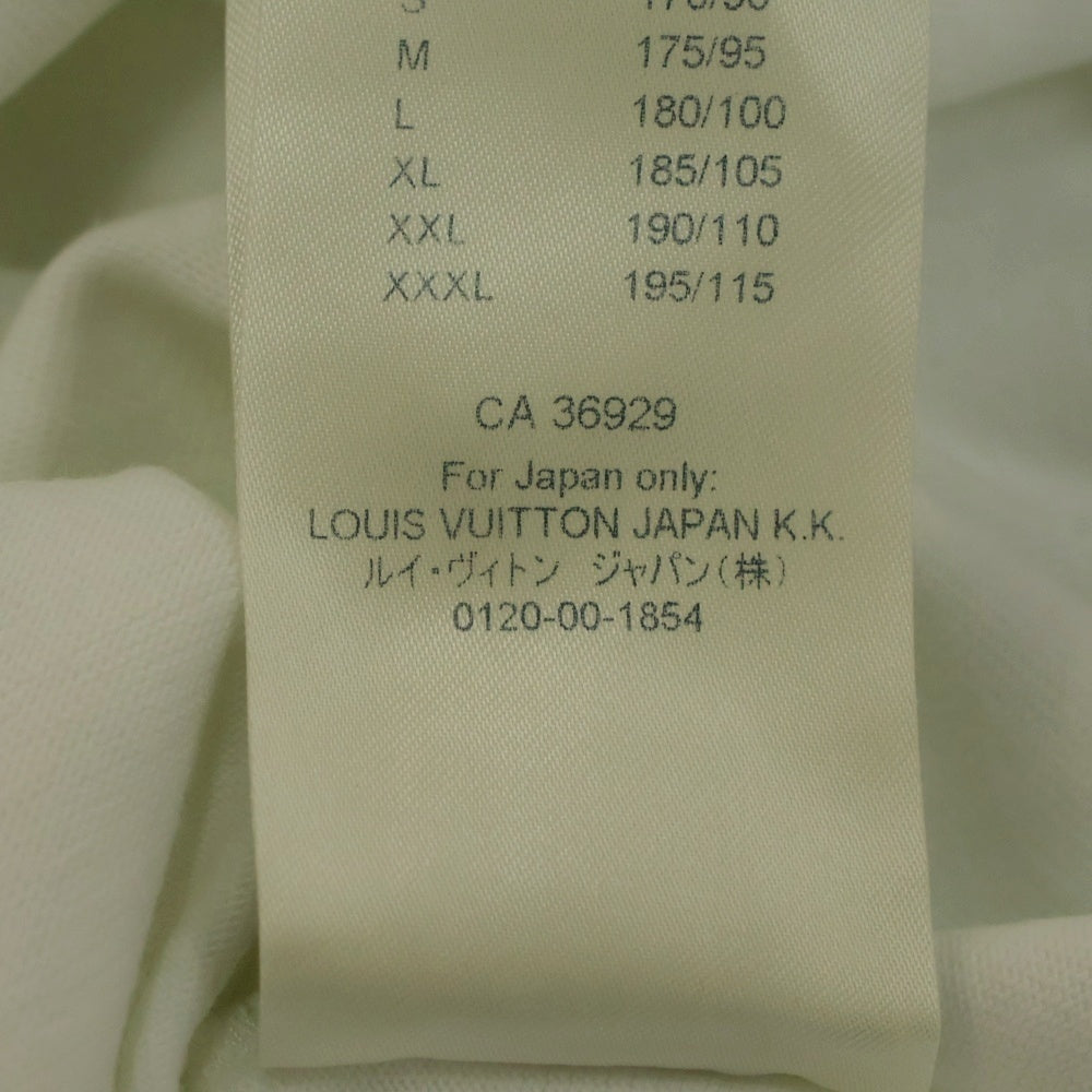 LOUIS VUITTON(ルイヴィトン) 20SS LVペンダント エンブロイダリー 半袖Tシャツ カットソー ホワイト RM201M JYH HIY12W