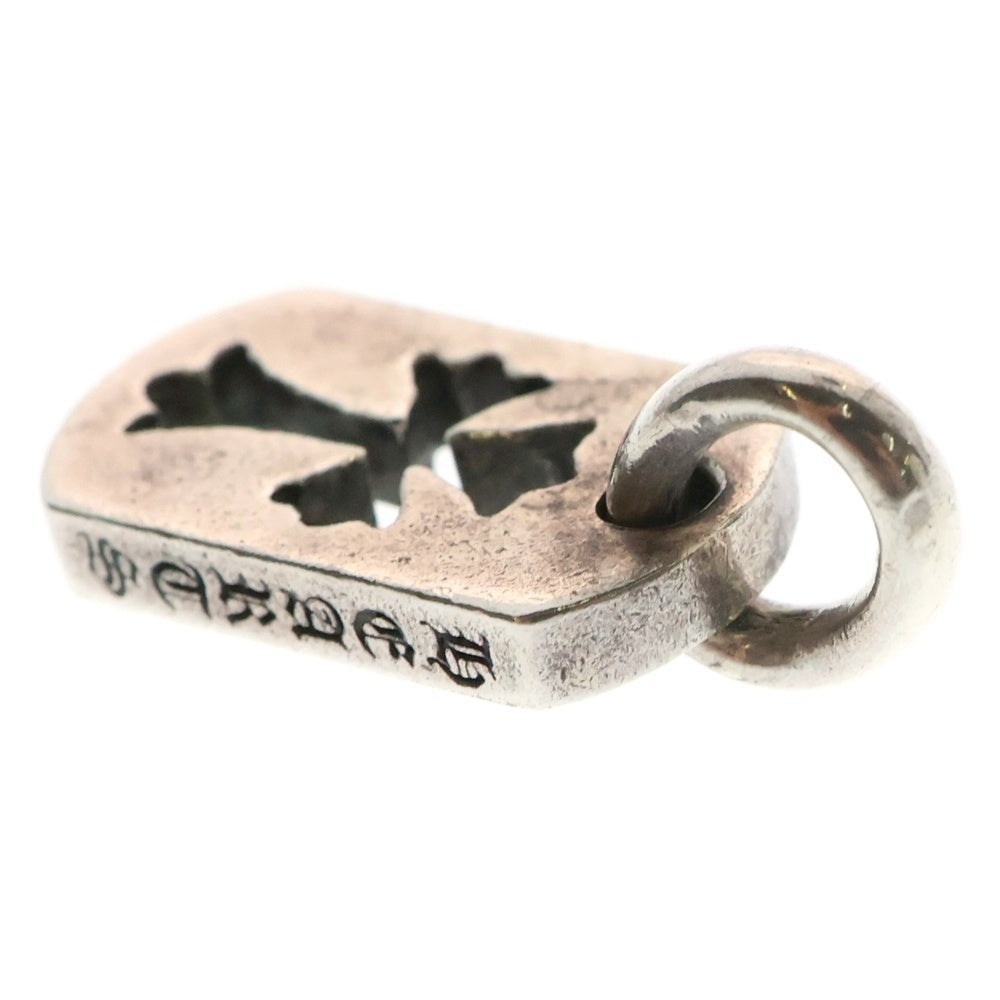 CHROME HEARTS(クロムハーツ) DT TNY CO CRS タイニーカットアウトクロスドッグタグ チャーム ペンダントトップ シルバー BCA252
