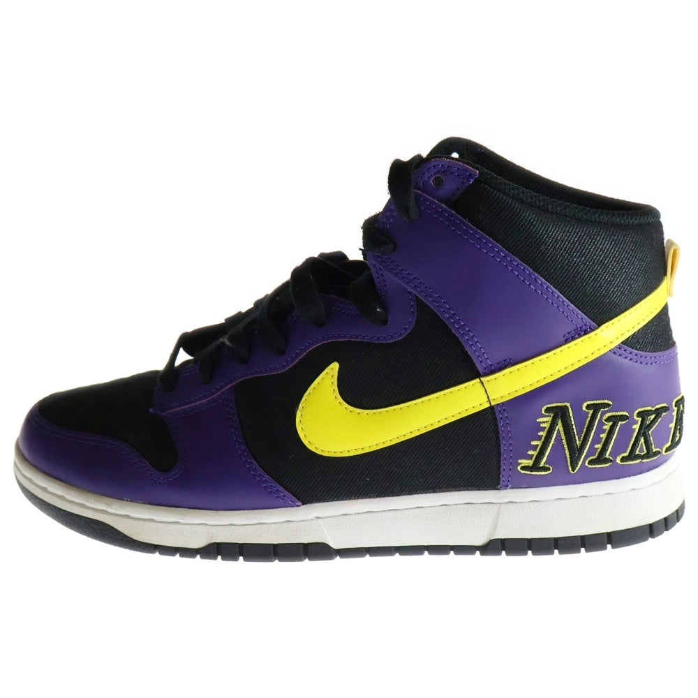 NIKE(ナイキ) DUNK HIGH COURT PURPLE LAKERS ダンクハイ コートパープル レイカーズ ハイカットスニーカー パープル/ブラック US10/28.0cm DH0642-001