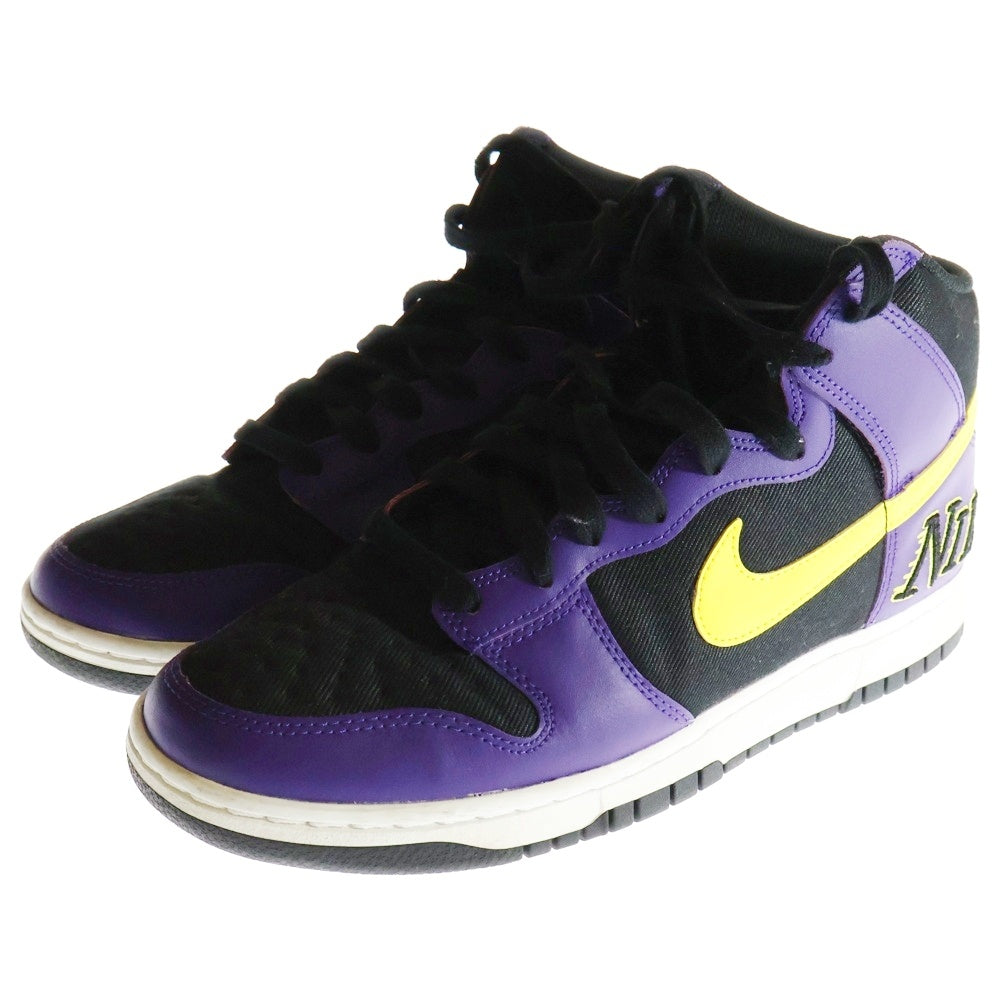 NIKE(ナイキ) DUNK HIGH COURT PURPLE LAKERS ダンクハイ コートパープル レイカーズ ハイカットスニーカー パープル/ブラック US10/28.0cm DH0642-001