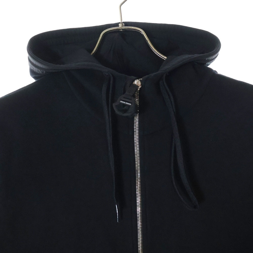 MONCLER GENIUS(モンクレール ジーニアス) 22SS HOODIE CRAIG GREEN ジップアップスウェットパーカー フーディー ブラック H109H8G00002 M1739