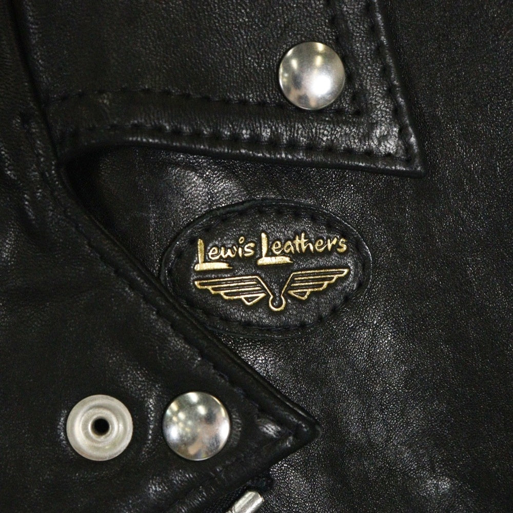 Lewis Leathers(ルイスレザー) LIGHTNING ライトニング シープスキン タイトフィット ダブルライダースレザージャケット ブラック