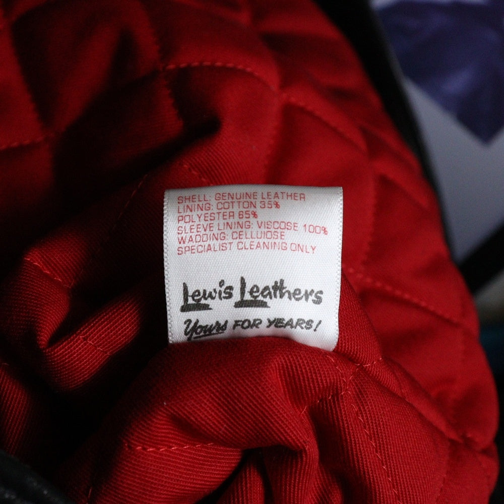 Lewis Leathers(ルイスレザー) LIGHTNING ライトニング シープスキン タイトフィット ダブルライダースレザージャケット ブラック
