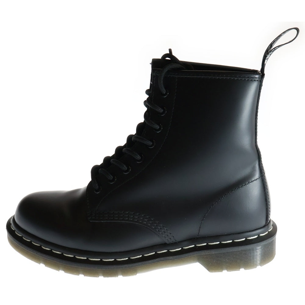 Dr.Martens(ドクターマーチン) ホワイトステッチ 8 ホール レースアップブーツ ブラック 24758001